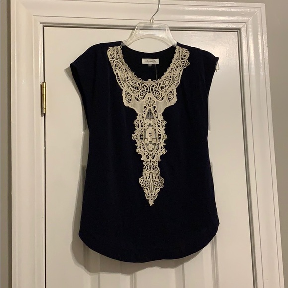 Navy blouse - Picture 1 of 2